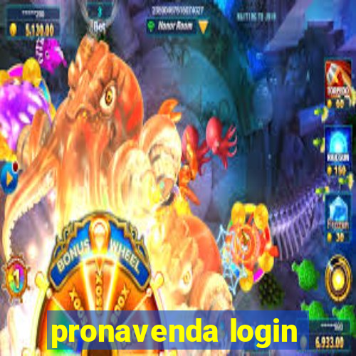 pronavenda login