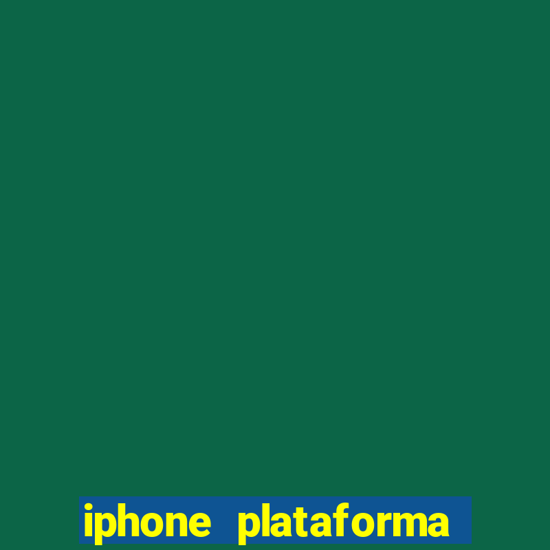 iphone plataforma de jogos