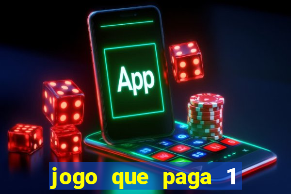 jogo que paga 1 real no pix