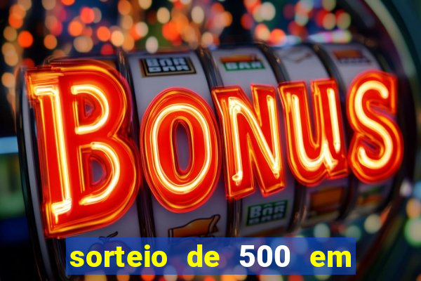 sorteio de 500 em cash toda segunda feira novibet