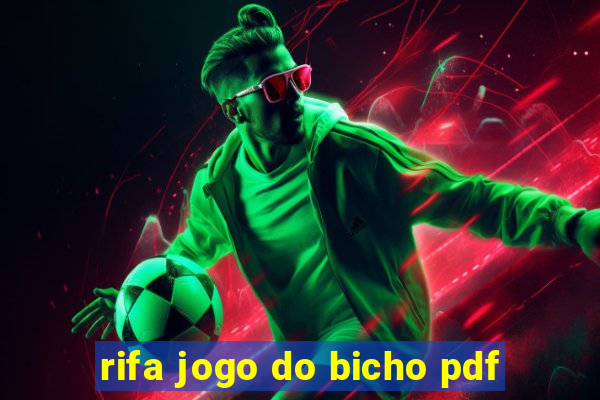 rifa jogo do bicho pdf