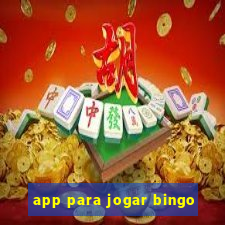 app para jogar bingo